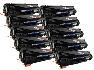 10 x Toner Do Tiskárny Hp CB435A Lj P1005 P1006