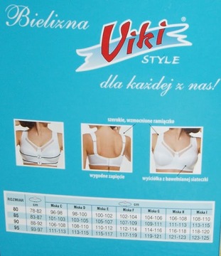 BIUSTONOSZ VIKI 582 MAJA 85 K Czarny