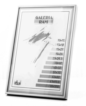 Rama Ramka ALUMINIOWA 36x49 alu G - 5 kolorów 49x36 PUZZLE PLAKAT