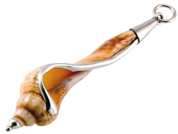 VERSIL wisior wisiorek muszla naturalna SREBRO 925