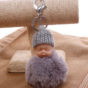 BRELOK LALECZKA POMPON KEYCHAIN ZAWIESZKA DO KLUCZ