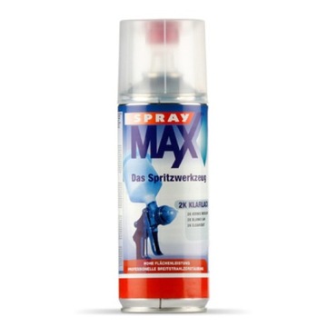 2K LAKIER BEZBARWNY PÓŁMAT + UTWARDZACZ SPRAY MAX 400 ML