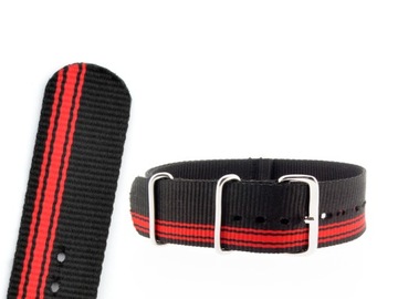 PASEK DO ZEGARKA NATO NYLONOWY 22 KOLORY 5020-2