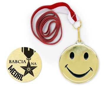 MEDAL EMOTKA prezent dla BABCI lub DZIADKA