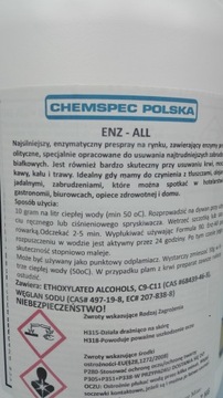 CHEMSPEC ENZ ALL PRESPRAY ферментативный STRONG PR4