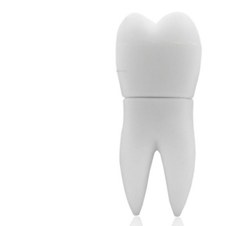 PENDRIVE USB 8 GB BIAŁY ZĄB DENTYSTA STOMATOLOG