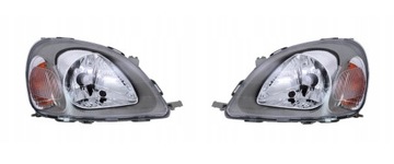 REFLEKTOR LAMPA PRZÓD TOYOTA YARIS 99-03 KOMPLET
