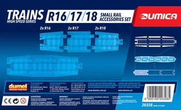 Комплект адаптеров DUMICA TrackMaster R16 TOMICA