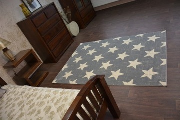 LUZCZOW SCANDI КОВРЫ 160x230 STARS серый #B336