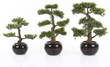 впечатляющие искусственные деревья BONSAI Pinia 40 см, сосна