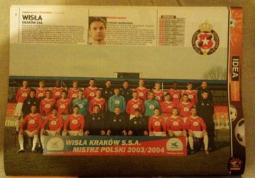 Liga polska Plakat - WISŁA KRAKÓW wiosna 2005