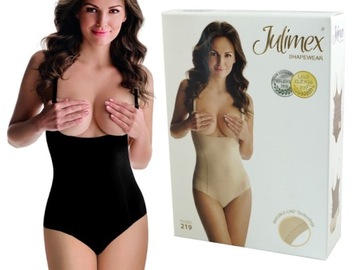 JULIMEX wyszczuplające BODY 219 BEZSZWOWE r.XL