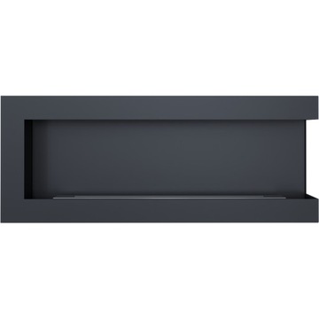 фото ориг. №4, Biofireplace suspended grilles 120 x 48 x 28 centimeters black