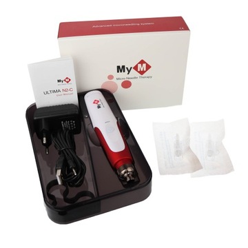 Dermapen MyM + 15 картриджей для мезотерапии derma pen