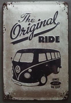 Вывеска VOLKSWAGEN T1 TRANSPORTER VW, листовой металл