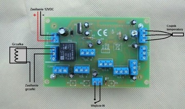 8-канальный термометр с ЖК-панелью, датчик DS18B20