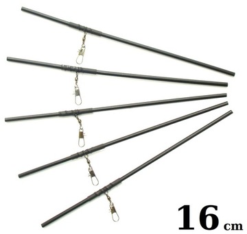 5 x MOCNA RURKA ANTYSPLĄTANIOWA PROSTA / 16 cm /