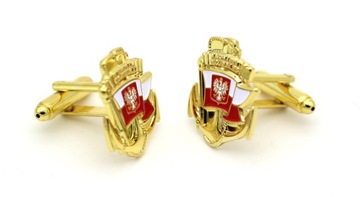 Запонки ТЕМНО-СИНИЕ с футляром