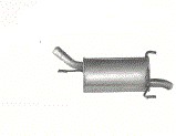 Tłumik końcowy Opel Corsa C 1,2+1,4 00-06r.