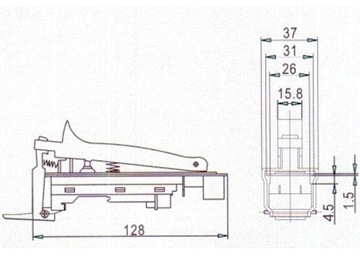 Переключатель угловой шлифовальной машины для DeWalt 393438 00