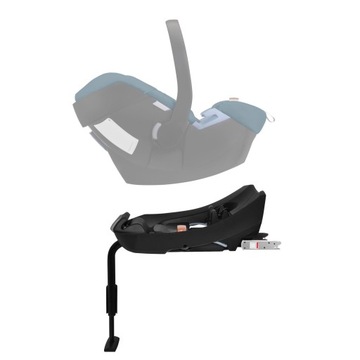 Сиденье CYBEX 0-13 ATON 5+Base 2-Fix ГРАНИТ ЧЕРНЫЙ