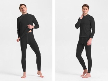 Теплое спортивное термобелье Thermal Merino Wool 3XL чёрное