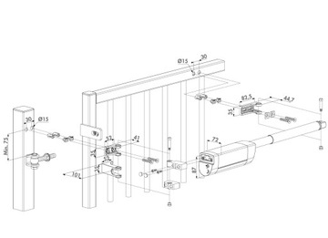 LOCINOX SAMSON-2 Доводчик для ворот 2м 150кг