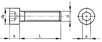 M10x1,25x25 Мелкий винт 12,9 ISO 21269 PG