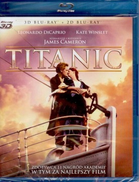 TITANIC 3D i 2 D [ 4 Blu-ray ] James Cameron