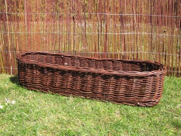 Плетеная корзина Крышка для цветочного горшка Wicker Basket 80