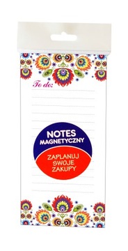 NOTES MAGNETYCZNY WZÓR 17 / 50 kartek 99 X 210 mm