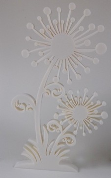 Стиродуровые украшения, украшения, Одуванчики