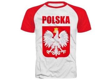 KOSZULKA T-SHIRT KIBICA POLSKA ORZEŁ GODŁO R. 3XL