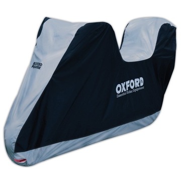 СПОРТИВНЫЙ ЧЕХОЛ OXFORD AQUATEX ДЛЯ МОТОЦИКЛА С ЧЕРНЫМ СЕРЕБРЯНЫМ L