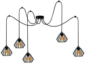 WISZĄCA SUFITOWA LAMPA ŻYRANDOL BRYLANT PAJĄK