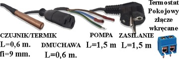 Sterownik pieca regulator IE24 + Dmuchawa WPA x2