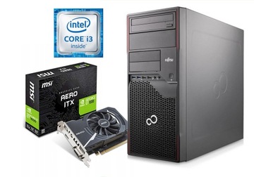 Komputer PC do gier Fujitsu 3,30GHz 4GB GT1030 2GB