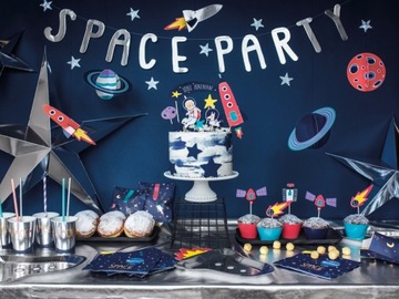 BANER GIRLANDA KOSMOS SPACE PARTY-96CM-1913