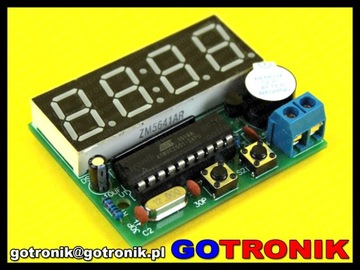 Электронные часы 4 бита AT89C2051 - DIY _BTE-086