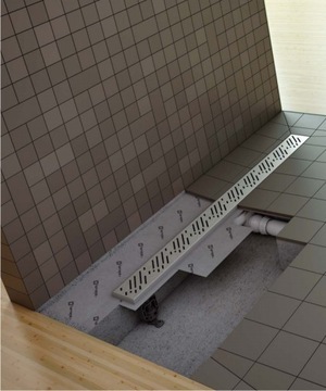 Линейный слив 105 см для плитки RADAWAY толщиной 8-12 мм.