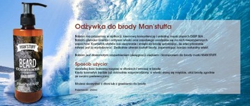 Набор расчесок для бороды с шампунем Man'stuff