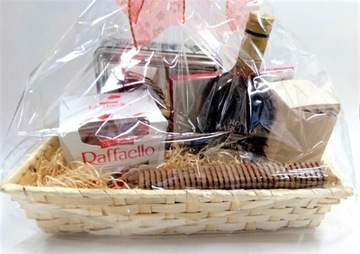 ПОДАРОЧНАЯ КОРЗИНА, ПРЯМОУГОЛЬНАЯ, 38 СМ