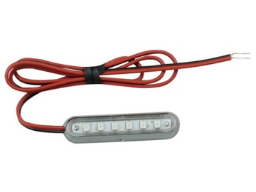 SVĚTLO LED 6 SMD LAMPA 42MM NEON MODUL 12V 24V RS