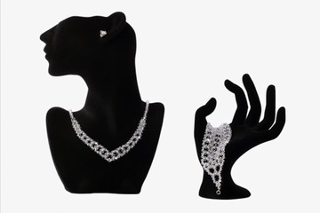 komplet Swarovski el. biżuteria ślubna SREBRO