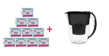 FILTR MAXFOR BRITA MAXTRA 10 SZT+DZBANEK AMETHYST