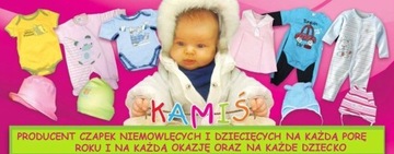 CZAPKA DUŻY POMPON TIUL 0-24 M-C PRODUCENT 3KOLORY