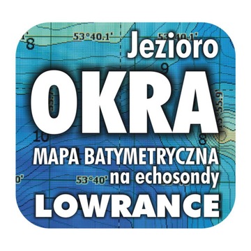 Jezioro Okra mapa na echosondy Lowrance Simrad BG