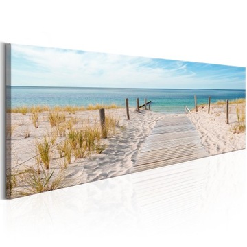 OBRAZ 135x45cm MORZE PLAŻA NATURA c-A-0107-b-a