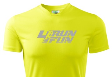 RUN 4 FUN ODBLASKOWA KOSZULKA TERMICZNA HVR WEAR