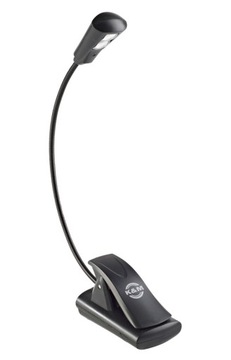 K&M 12242 Lampka 2 LED do pulpitu, gęsia szyja